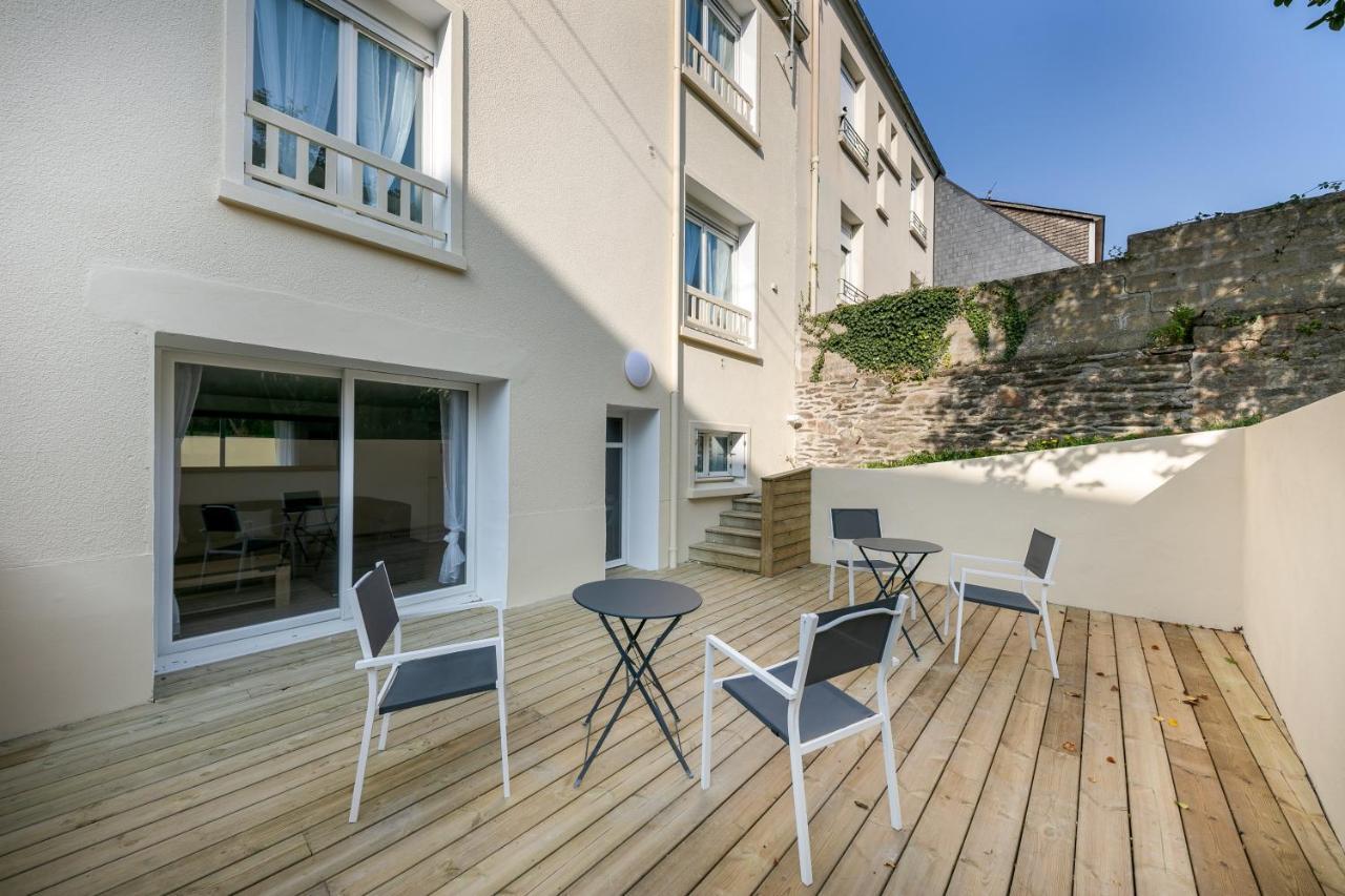 La Belle Poule : Chambre Spacieuse Avec Sdb Privative, Cuisine Et Salon Partages, Terrasse, Proche Facs Et Centre Брест Екстер'єр фото